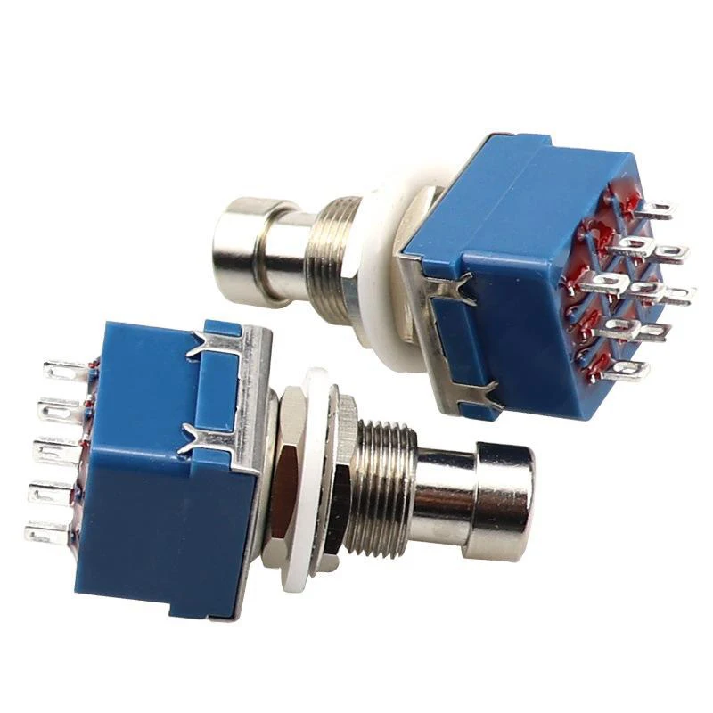 New 10Pcs 9-Pin 3PDT Guitar Effect Pedal Box Pedal Metal Switch True Bypass 
New 10Pcs 9-Pin 3PDT Guitar Effect Pedal Box Pedal Metal Switch True Bypass