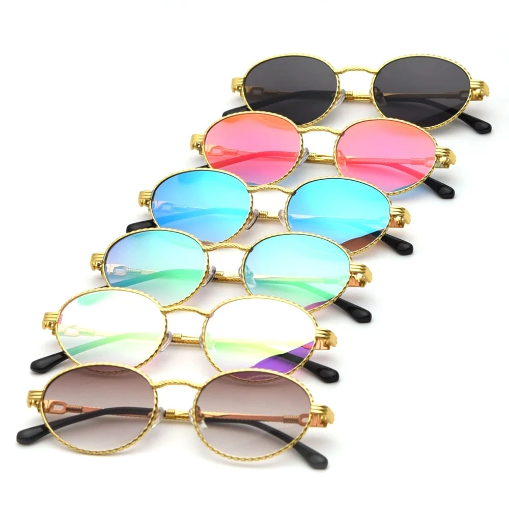 JASPEER Mirror Small Oval Sunglasses For Men Metal UV400 Retro Round Sun Glasses Women Shades 2021 Summer Eyewear 
JASPEER Mirror Small Oval Sunglasses For Men Metal UV400 Retro Round Sun Glasses Women Shades 2021 Summer Eyewear