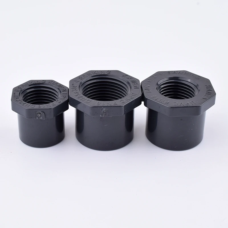 20/25/32mm To 1/4" 3/4 " Female Thread Bushing Straight UPVC Pipe Connectors Adapter Garden Irrigation PVC Plastic Tube Joint 
20/25/32mm To 1/4" 3/4 " Female Thread Bushing Straight UPVC Pipe Connectors Adapter Garden Irrigation PVC Plastic Tube Joint