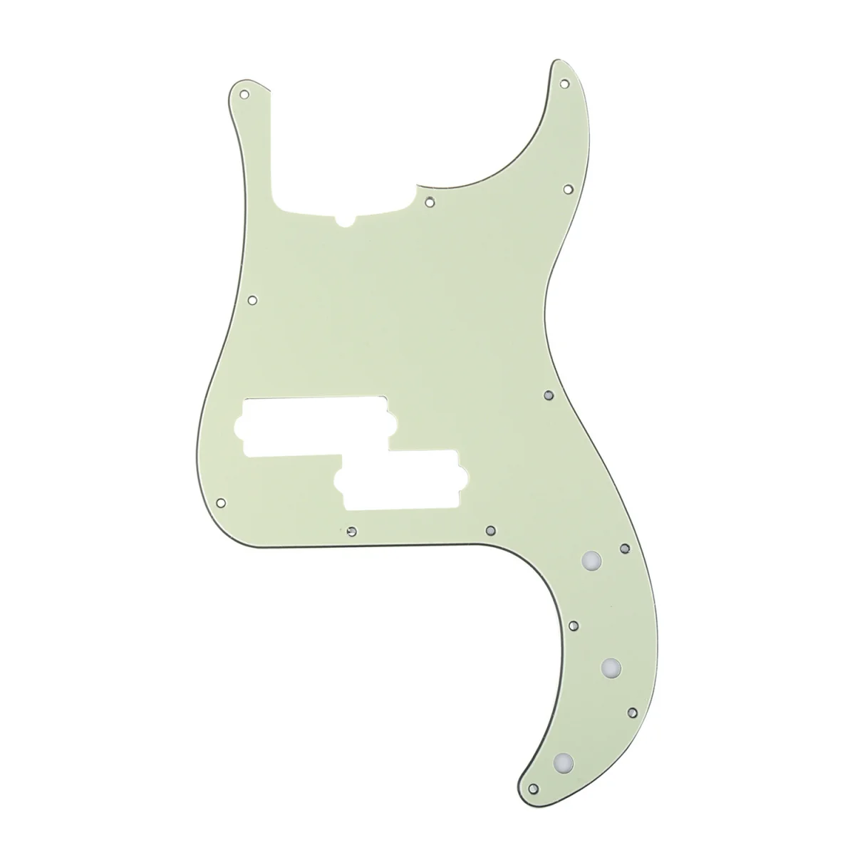 Musiclily Pro 5-String 13-Hole Contemporary P Bass Pickguard for Fender American Precision Bass, 3Ply Mint Green
Musiclily Pro 5-String 13-Hole Contemporary P Bass Pickguard for Fender American Precision Bass, 3Ply Mint Green
