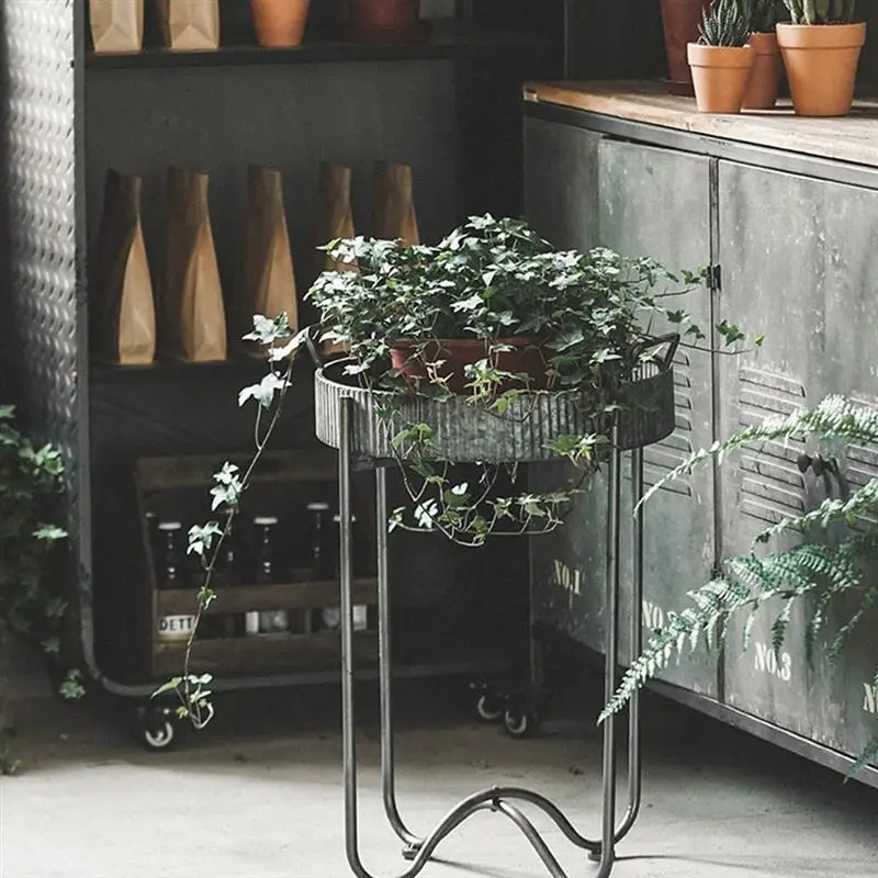 1Pc Flower Racks Balcony Decoration Modern Style Plant Containers Flower Pot Stand Iron Art Tabletop Home Tool Plant Holder
1Pc Flower Racks Balcony Decoration Modern Style Plant Containers Flower Pot Stand Iron Art Tabletop Home Tool Plant Holder