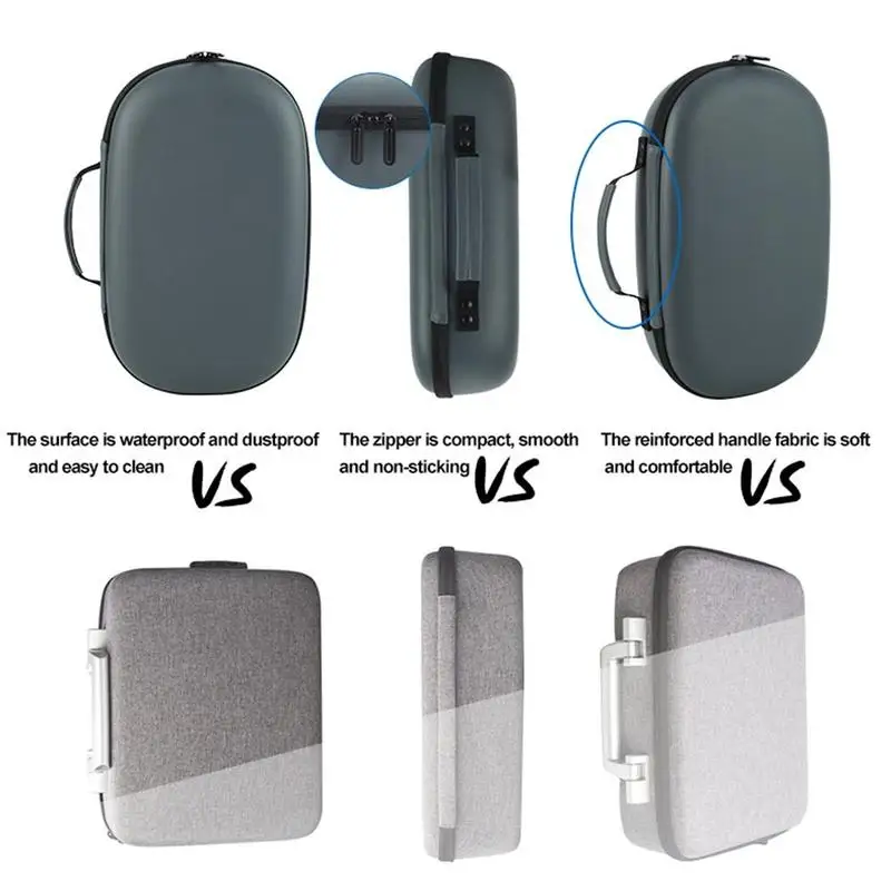Protable EVA Hard Travelling Case Storage Case Protective Pouch Bag Carrying Case For Oculus Quest 2 Gaming Headsets
Protable EVA Hard Travelling Case Storage Case Protective Pouch Bag Carrying Case For Oculus Quest 2 Gaming Headsets