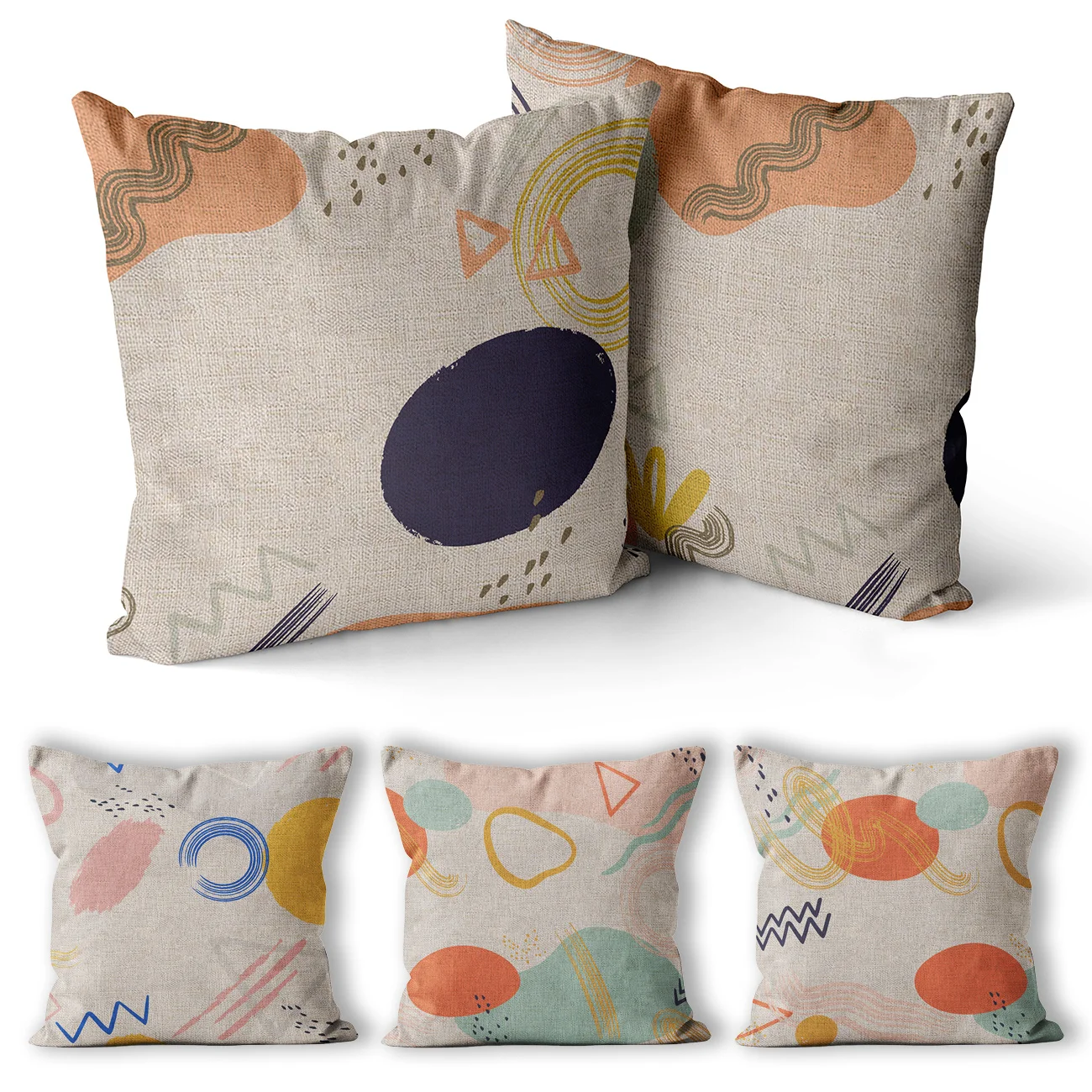 Geometric Abstract Throw Pillowcase 45*45 40*40 Scandinavian Style Plant Home Decor Sofa Linen Cushion Cover
Geometric Abstract Throw Pillowcase 45*45 40*40 Scandinavian Style Plant Home Decor Sofa Linen Cushion Cover