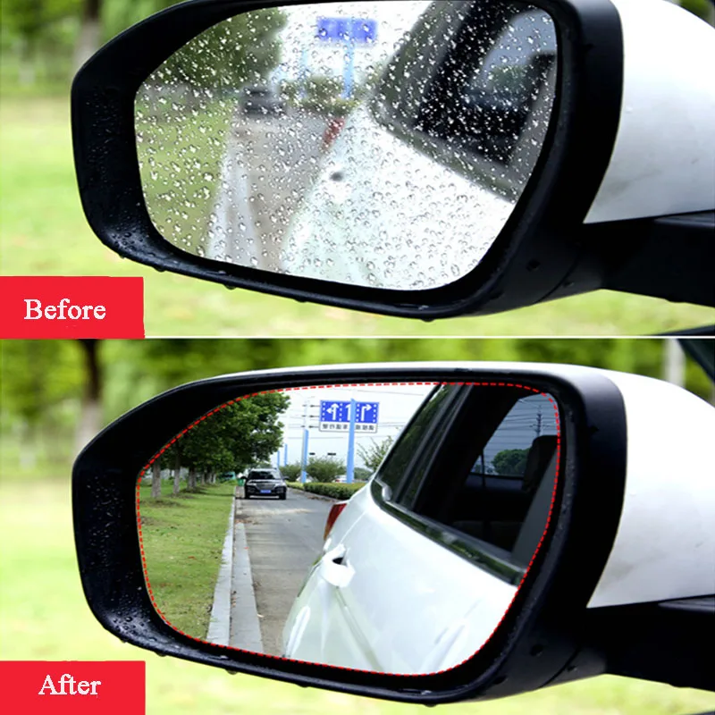 For Volvo XC90 2015 2016 2020 Rearview Mirror Protective Film Nano PET Rainproof Anti-Fog Anti-Reflective Decoration Sticker | Автомобили