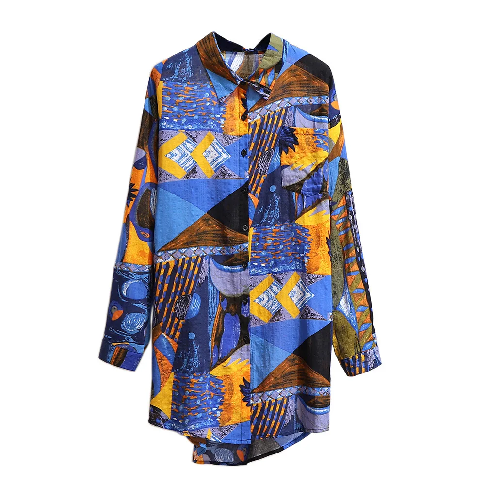 New Floral Print Plus Size Shirt Tops Long Sleeve Oversize Long Shirt Autumn Large Size Blouse Outwear Woman Clothing 5XL 6XL
New Floral Print Plus Size Shirt Tops Long Sleeve Oversize Long Shirt Autumn Large Size Blouse Outwear Woman Clothing 5XL 6XL