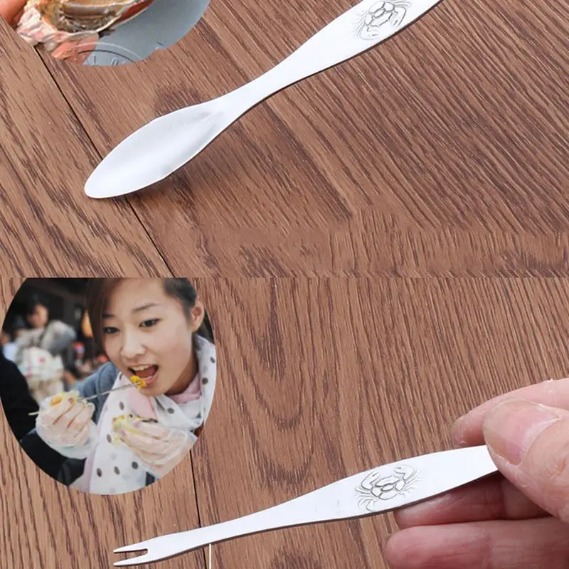 Seafood Tool Crab Crackers Picks Spoons Stainless Steel Crab Peel Shrimp Tool Lobster Clamp Pliers Clip Pick - 5Pcs
Seafood Tool Crab Crackers Picks Spoons Stainless Steel Crab Peel Shrimp Tool Lobster Clamp Pliers Clip Pick - 5Pcs