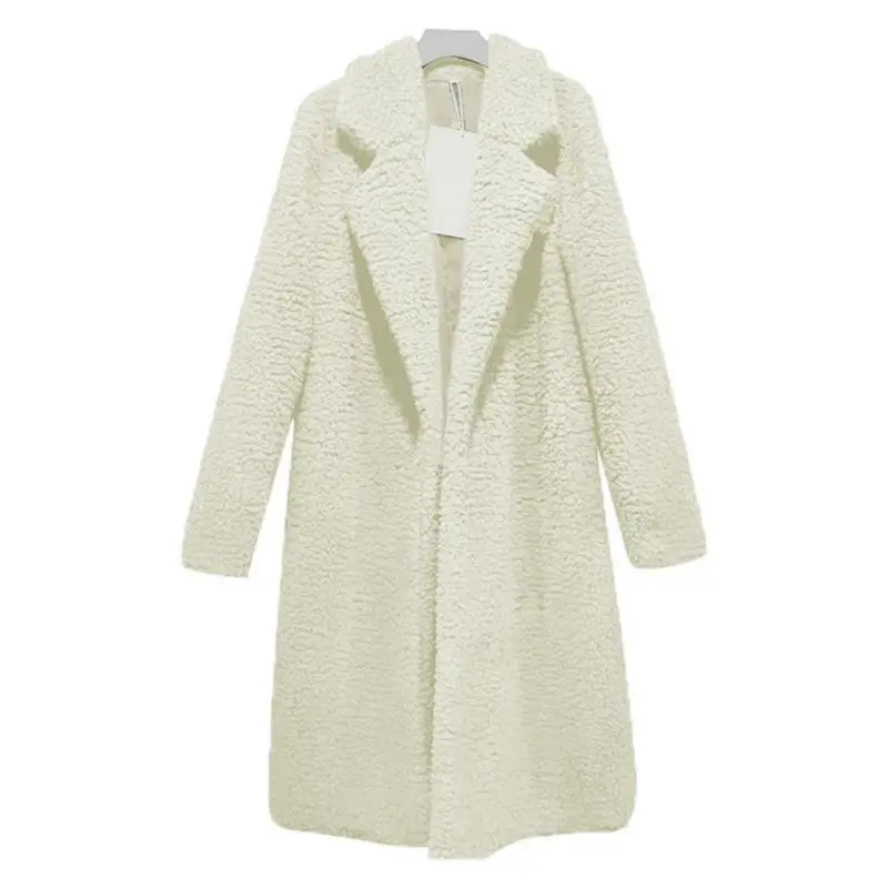 Women Faux Long Sleeve Blend Loose Thicken Female Woollen Coat Winter Women Warm Long Coat x
Women Faux Long Sleeve Blend Loose Thicken Female Woollen Coat Winter Women Warm Long Coat x