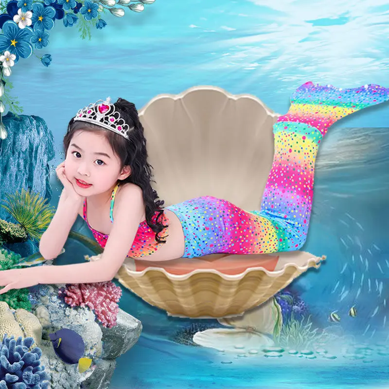 BabiColor Kids Mermaid Tails Bikini Bathing Children Suit Swimsuit With for Girls Princess Costume Swimmable Suit
BabiColor Kids Mermaid Tails Bikini Bathing Children Suit Swimsuit With for Girls Princess Costume Swimmable Suit