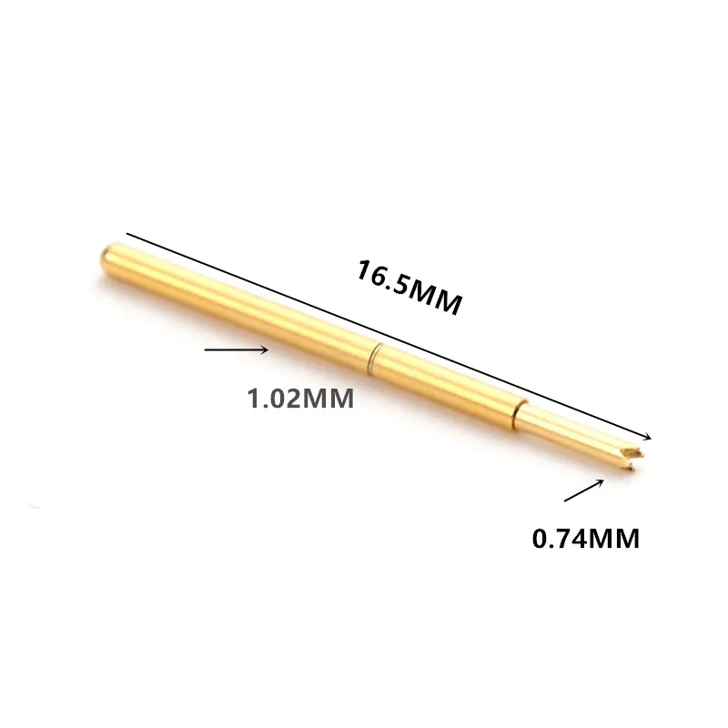 100PCS PA75-Q1 Four-jaw Plum Blossom Head Gold-plated Spring Test Pin Needle Tube 1.02MM Length 16.5mm PCB Special Needle
100PCS PA75-Q1 Four-jaw Plum Blossom Head Gold-plated Spring Test Pin Needle Tube 1.02MM Length 16.5mm PCB Special Needle