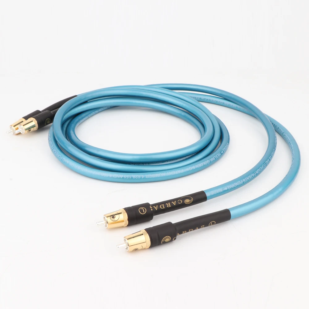 Соединительный аудиокабель CARDAS Cross RCA Hi-Fi с золотым/серебряным покрытием