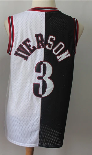 Mens New American Basketball Jerseys Clothes Philadelphia 76ers Allen Iverson #3 European Size Ball Pants T Shirts Cool Tops
Mens New American Basketball Jerseys Clothes Philadelphia 76ers Allen Iverson #3 European Size Ball Pants T Shirts Cool Tops