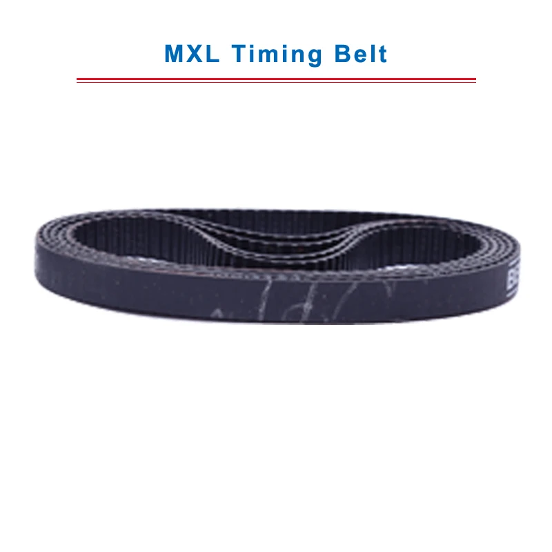 

2 pcs MXL Timing Belt model-75/76/76.8/77/78/79.2/80/80.8/81/82MXL Rubber Transmission Belt Width 6/10mm For MXL Timing Pulley