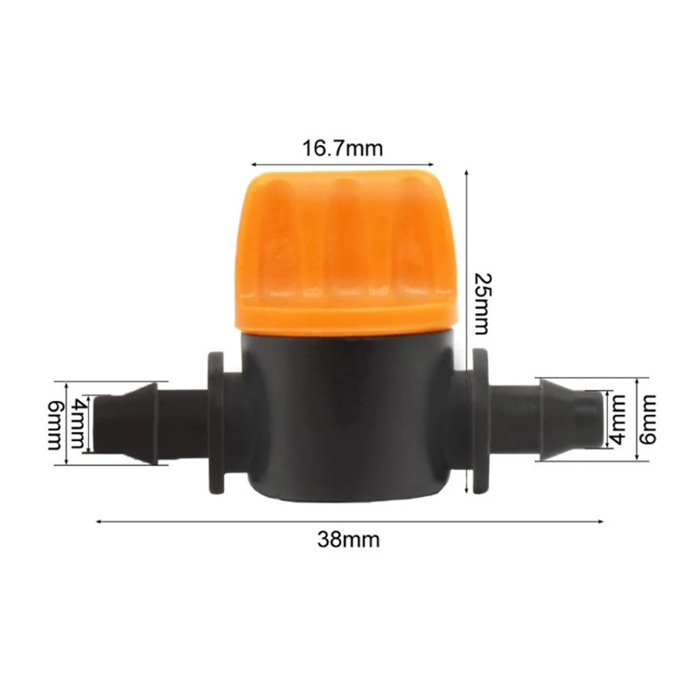 10PCS Mini Plastic 4/7mm Micro Hose Garden Double Barbed Water Flow Control Shut Off Valve Drip Irri Fitting Connect Wholesale
10PCS Mini Plastic 4/7mm Micro Hose Garden Double Barbed Water Flow Control Shut Off Valve Drip Irri Fitting Connect Wholesale