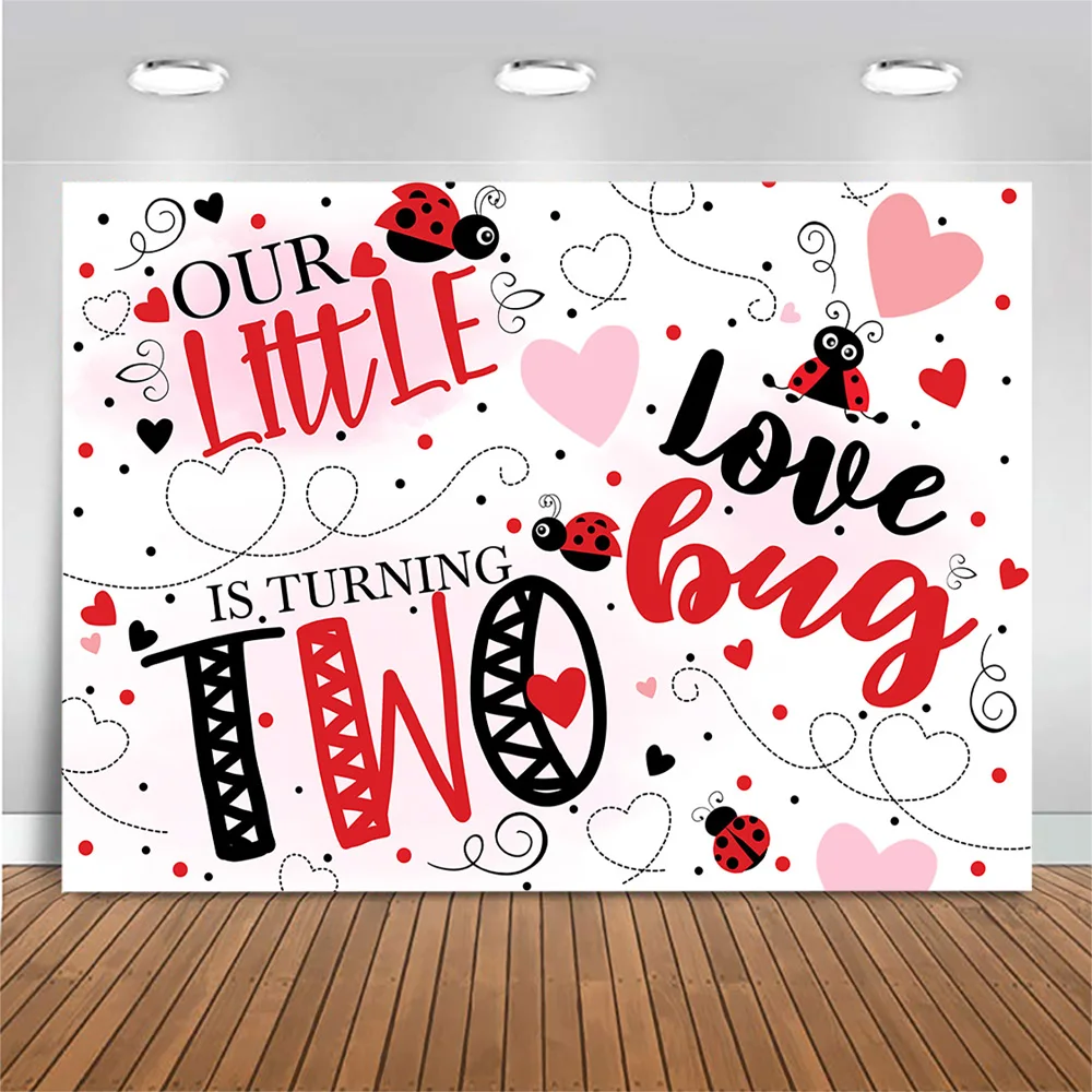 Ladybug Theme Kids 2nd Birthday Backdrop Love Bug Baby Birthday Party Decor Banner Photo Background for Photo Studio Photocall
Ladybug Theme Kids 2nd Birthday Backdrop Love Bug Baby Birthday Party Decor Banner Photo Background for Photo Studio Photocall