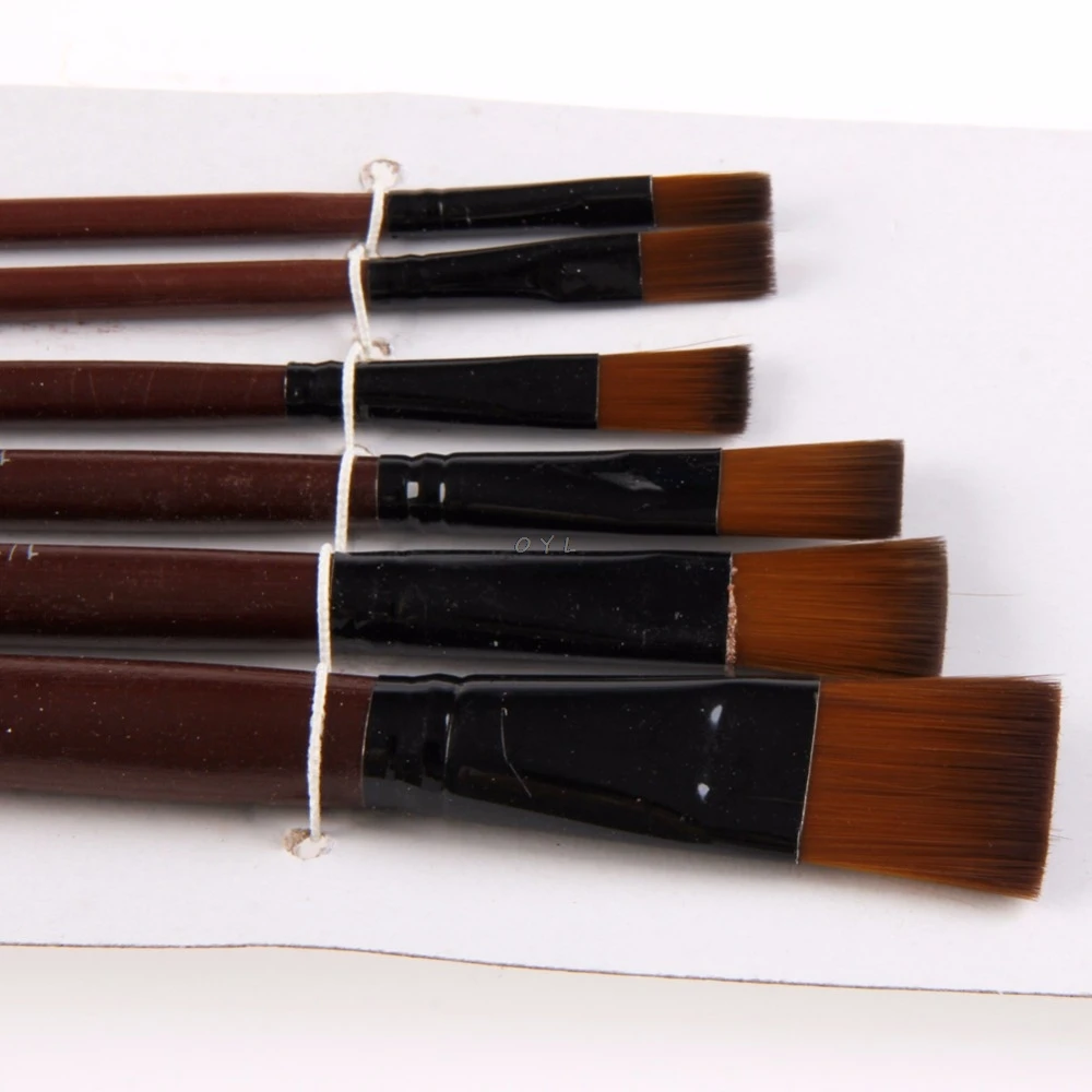 1 Set/6 Pcs Artists Brushes Nylon Acrylic Oil Paint Brushes For Artist Supplies Watercolor Set Painting Supplies
1 Set/6 Pcs Artists Brushes Nylon Acrylic Oil Paint Brushes For Artist Supplies Watercolor Set Painting Supplies