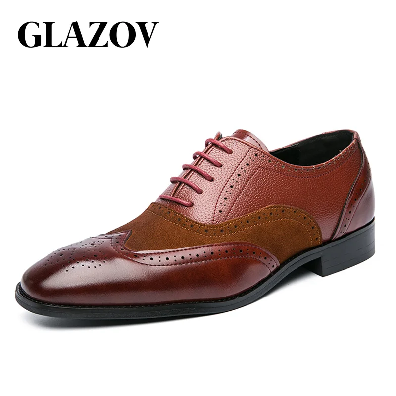 38-48 Plus Size Shoes Oxford Men Brogue Dress Shoes Men Formal Wedding High Quality Lace-Up Bullock Business Pointed Toe Shoes
38-48 Plus Size Shoes Oxford Men Brogue Dress Shoes Men Formal Wedding High Quality Lace-Up Bullock Business Pointed Toe Shoes