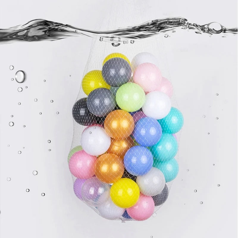 100 шт 7 см мячи для бассейна Мячи Мягкие пластиковые океанские шарики манежа