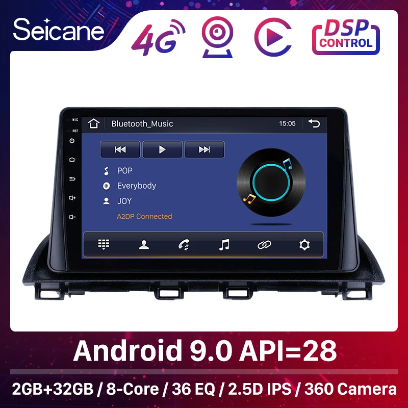 Seicane Aux Автомобильный GPS Navi 9 "HD Android 9,0 автомобильный стерео для Mazda 3 Axela 2014 2015 поддержка Mirror Link SWC Bluetooth 3G USB 1080P
Seicane Aux Автомобильный GPS Navi 9 "HD Android 9,0 автомобильный стерео для Mazda 3 Axela 2014 2015 поддержка Mirror Link SWC Bluetooth 3G USB 1080P