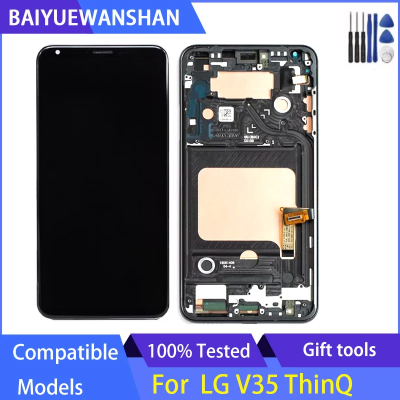 6.0" For LG V35 ThinQ LCD Display Touch Screen with Frame Digitizer Assembly LCD Replacement For LG V35 LCD Screen
6.0" For LG V35 ThinQ LCD Display Touch Screen with Frame Digitizer Assembly LCD Replacement For LG V35 LCD Screen