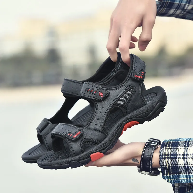 Mens Leather Sandles Male Leather Sandals For Men Mens Walking Large Summer Man Shoes Comfort 39 S Genuine Breathable
Mens Leather Sandles Male Leather Sandals For Men Mens Walking Large Summer Man Shoes Comfort 39 S Genuine Breathable