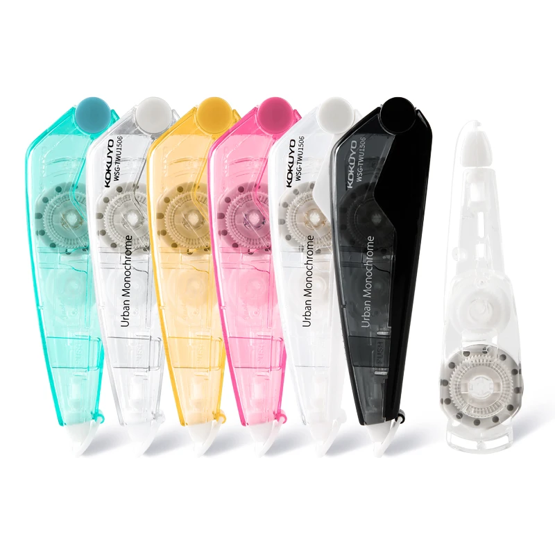 KOKUYO WSG-TWC1506 Pastel Cookie Correction Tape Replaceable Core Transparent Portable Simple Design Correct Mistakes
KOKUYO WSG-TWC1506 Pastel Cookie Correction Tape Replaceable Core Transparent Portable Simple Design Correct Mistakes