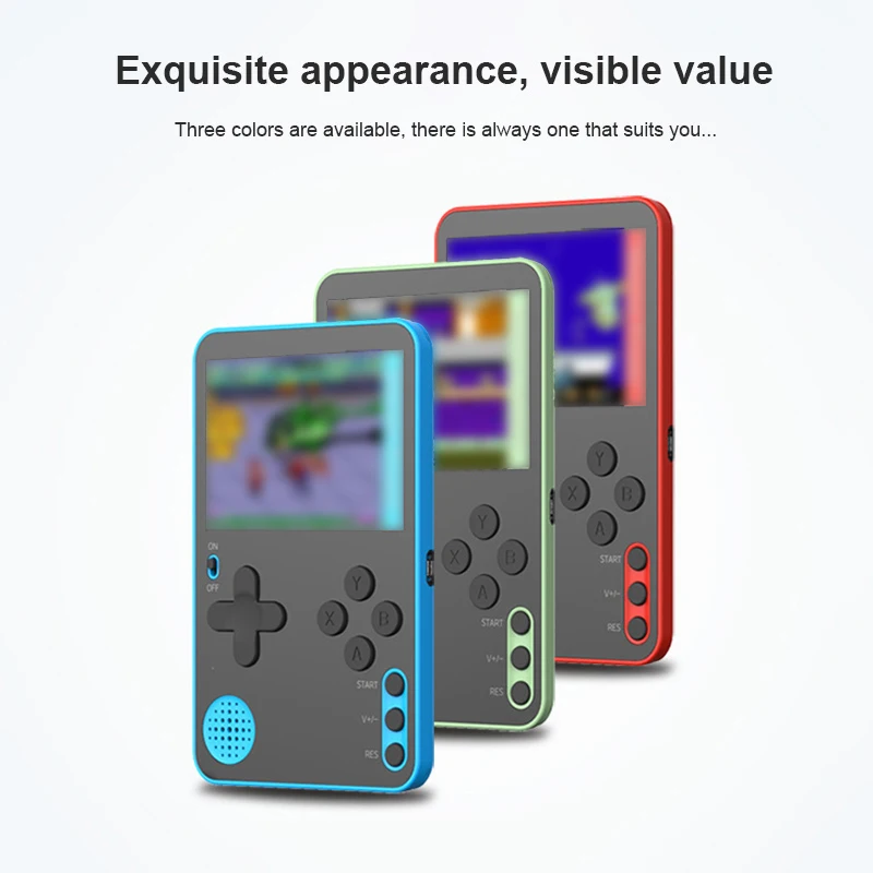 500 Built-in Games MINI Portable Retro Video Console Handheld Game Rechargeable 8 Bit Built-in Gameboy 2.4 Inch Color LCD Screen
500 Built-in Games MINI Portable Retro Video Console Handheld Game Rechargeable 8 Bit Built-in Gameboy 2.4 Inch Color LCD Screen
