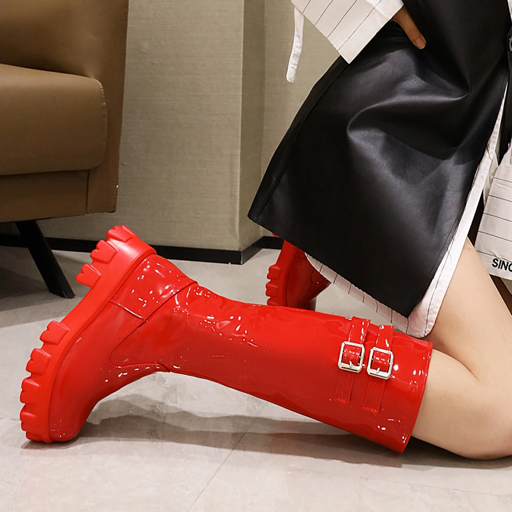 DORATASIA Big Size 43 Zipper Mid Calf Chunky Heel Round Toe Platform women's Boots Cool Fashion Design Quality Winter Shoes
DORATASIA Big Size 43 Zipper Mid Calf Chunky Heel Round Toe Platform women's Boots Cool Fashion Design Quality Winter Shoes