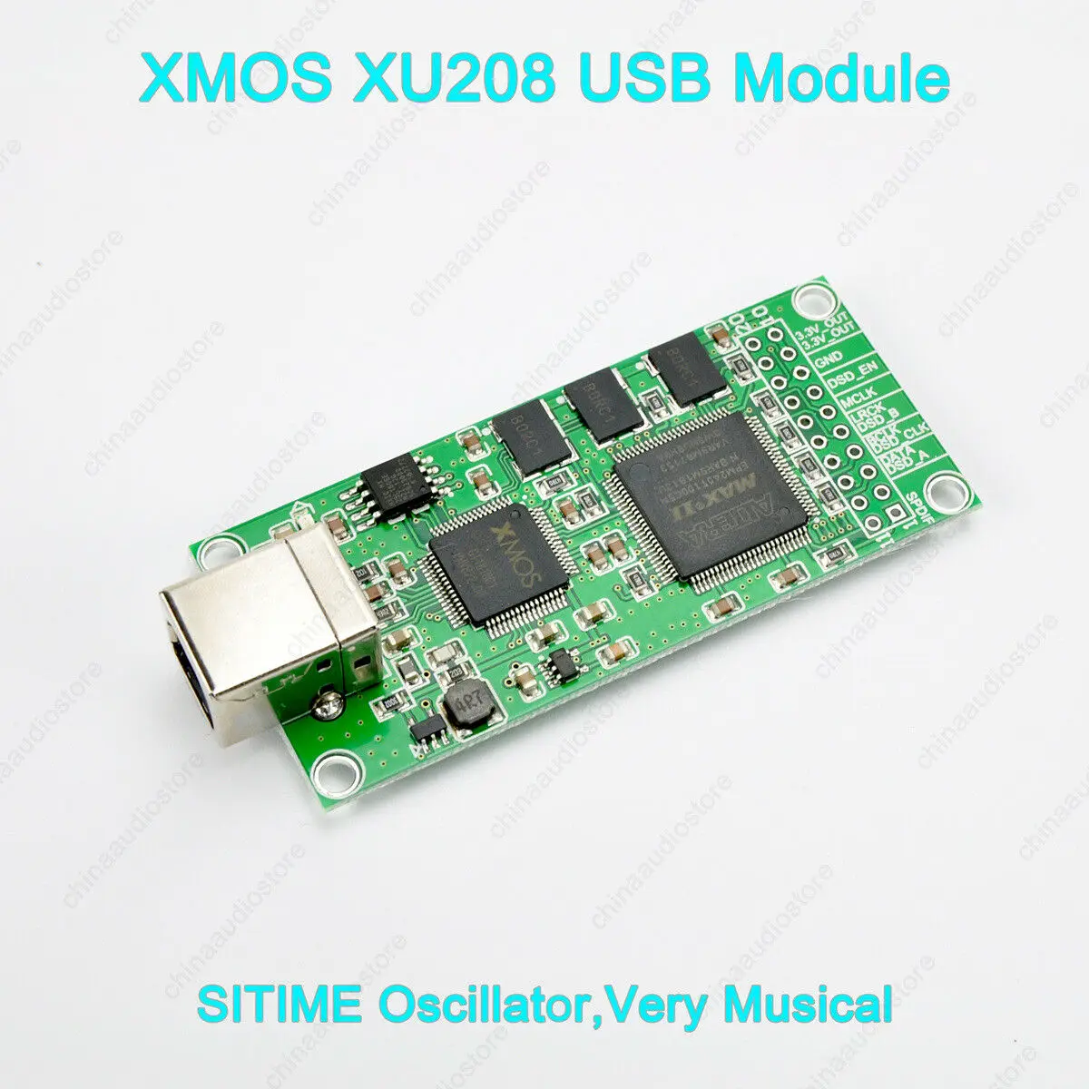 XMOS XU208 цифровой интерфейс USB к I2S для DAC DSD512 USA генератор SITIME|Усилители мощности| |
