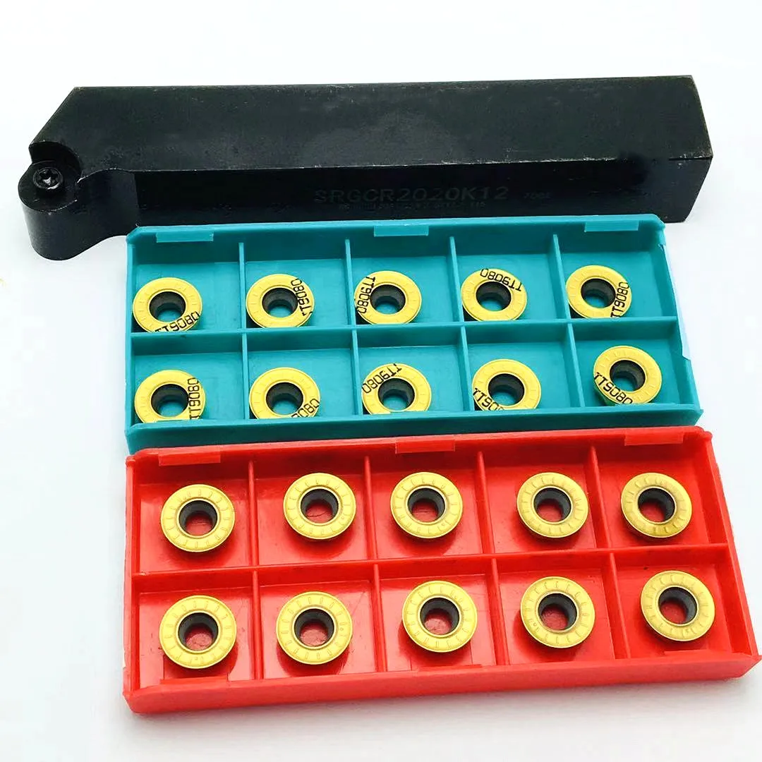 External turning tool holder SRGCR2020K12 SRGCR2525M12 CNC milling boring bar.RPMT1204 original turning insert SRGCR SRGCL
External turning tool holder SRGCR2020K12 SRGCR2525M12 CNC milling boring bar.RPMT1204 original turning insert SRGCR SRGCL