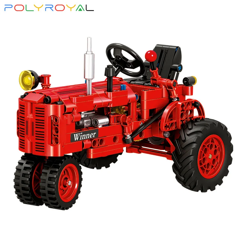 Строительные блоки Polyroyal, трактор, 302 шт., модель MOC, развивающие блоки, детские игрушки, рождественские подарки на день рождения, 7070
Строительные блоки Polyroyal, трактор, 302 шт., модель MOC, развивающие блоки, детские игрушки, рождественские подарки на день рождения, 7070