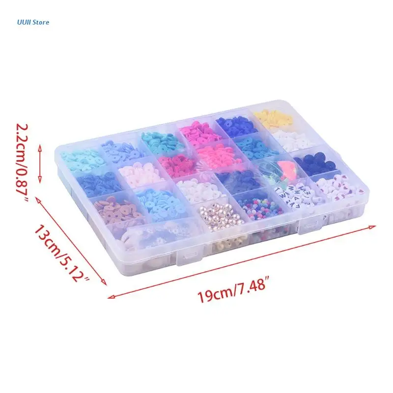 Bohemian Style Colorful Beads Round Polymer Clay Jewelry DIY Tools Girl's Gift
Bohemian Style Colorful Beads Round Polymer Clay Jewelry DIY Tools Girl's Gift