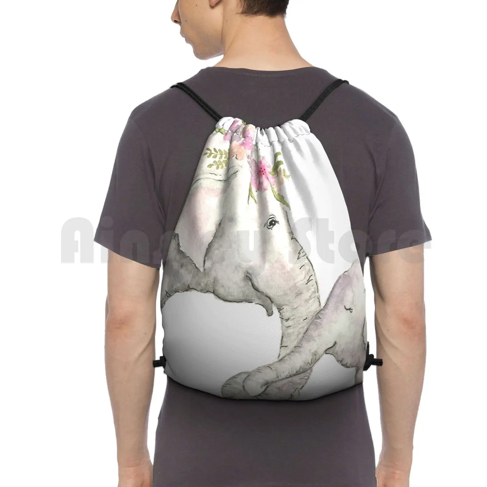 Elephant Mother And Baby Watercolor Backpack Drawstring Bags Gym Bag Waterproof Elephant Baby Elephant Nursery Elephant
Elephant Mother And Baby Watercolor Backpack Drawstring Bags Gym Bag Waterproof Elephant Baby Elephant Nursery Elephant