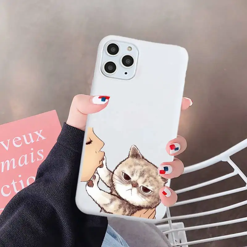 Don't kiss My Cat cute cat high quality Phone Case shell Candy Color for iPhone 6 7 8 11 12 s mini pro X XS XR MAX Plus
Don't kiss My Cat cute cat high quality Phone Case shell Candy Color for iPhone 6 7 8 11 12 s mini pro X XS XR MAX Plus