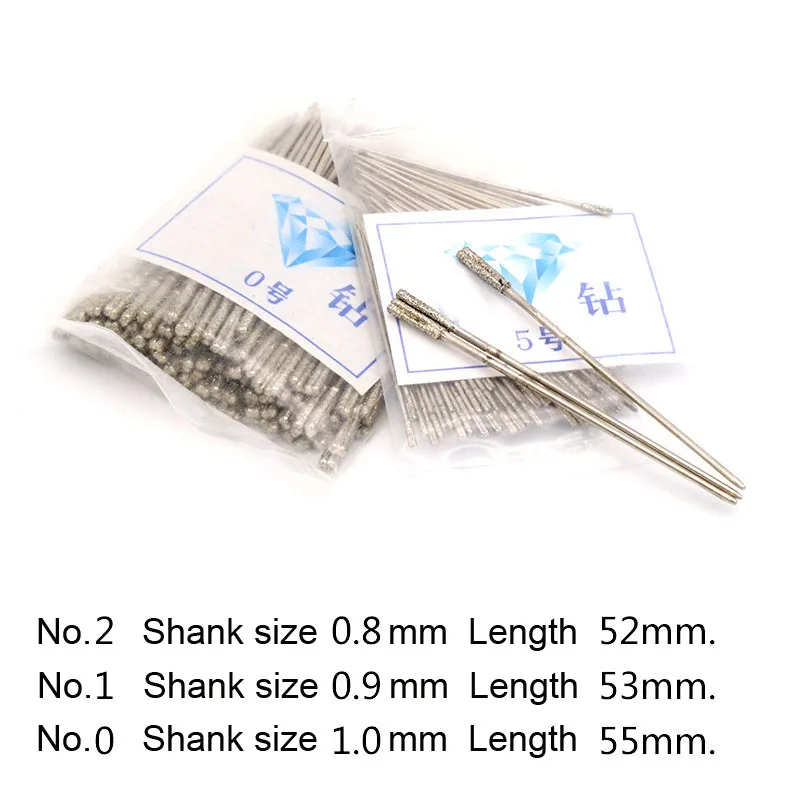 10pcs 1.0~2.3mm Diamond Coated Drill Bits Solid Needle For Jewelry Agate Hole Jade Amber Stone Ceramic Glass Power Tools
10pcs 1.0~2.3mm Diamond Coated Drill Bits Solid Needle For Jewelry Agate Hole Jade Amber Stone Ceramic Glass Power Tools