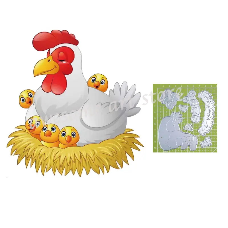 Spring Hen's And Kids Craft Metal Cutting Dies Scrapbooking Paper Craft Knife Mould Blade Punch Stencils Dies
Spring Hen's And Kids Craft Metal Cutting Dies Scrapbooking Paper Craft Knife Mould Blade Punch Stencils Dies