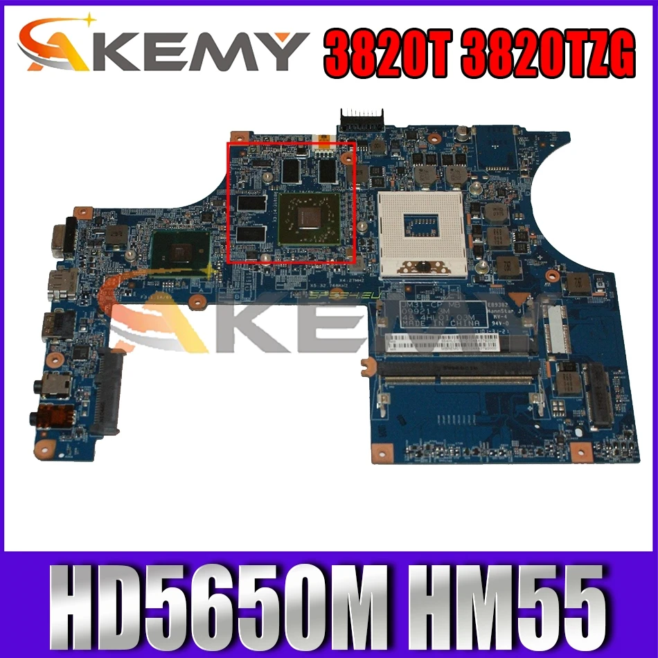 MBREM01002 MB.REM01.002 материнская плата для ноутбука Acer asipre 3820T 3820TZG JM31-CP MB 48.4HL01.03M HD5650M HM55 DDR3 основная плата 
MBREM01002 MB.REM01.002 материнская плата для ноутбука Acer asipre 3820T 3820TZG JM31-CP MB 48.4HL01.03M HD5650M HM55 DDR3 основная плата
