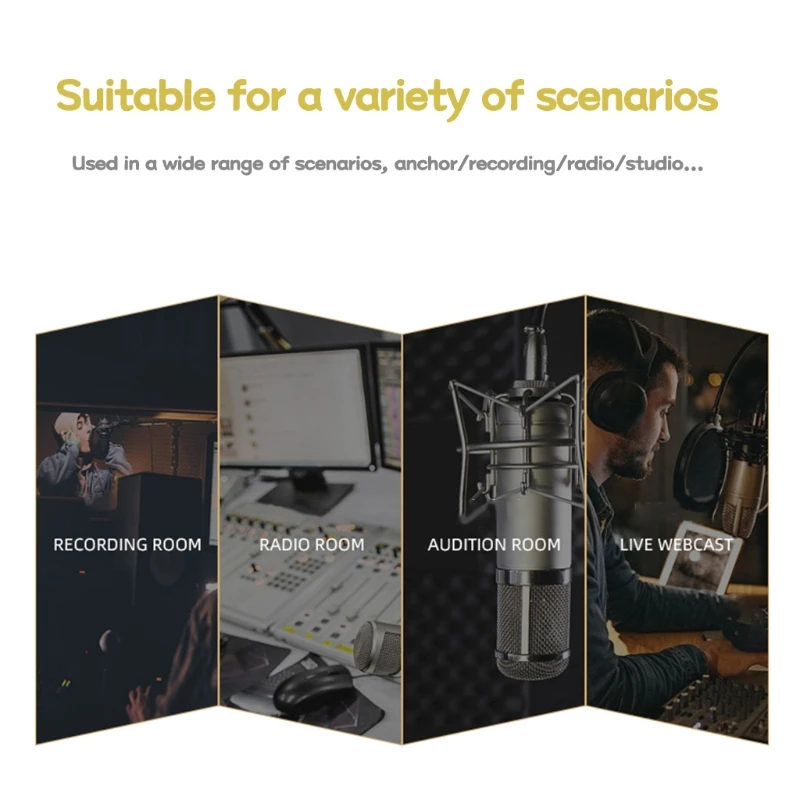 Изоляционный щит для микрофона, профессиональный поглощающий пенный панельный фильтр, складной звуковой щит для микрофона для записи голо... 
Изоляционный щит для микрофона, профессиональный поглощающий пенный панельный фильтр, складной звуковой щит для микрофона для записи голо...