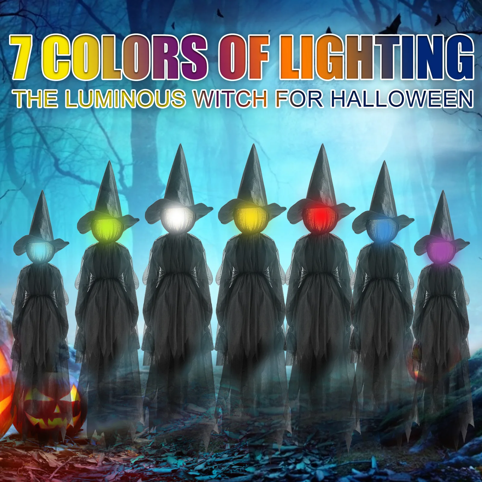 Light-Up Witches Halloween Decorations LED Outdoor Holding Hands Ghost Home Party Decor Garden Yard Halloween DIY Ghost Props
Light-Up Witches Halloween Decorations LED Outdoor Holding Hands Ghost Home Party Decor Garden Yard Halloween DIY Ghost Props