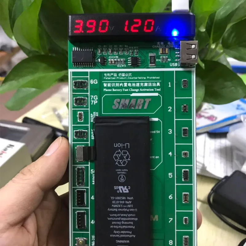 Battery Quick Charging Activation Board Test Fixture for iPhone X XS MAX XR 5 6 6s 7 8 11 for Samsung Xiaomi Huawei AndroidPhone
Battery Quick Charging Activation Board Test Fixture for iPhone X XS MAX XR 5 6 6s 7 8 11 for Samsung Xiaomi Huawei AndroidPhone