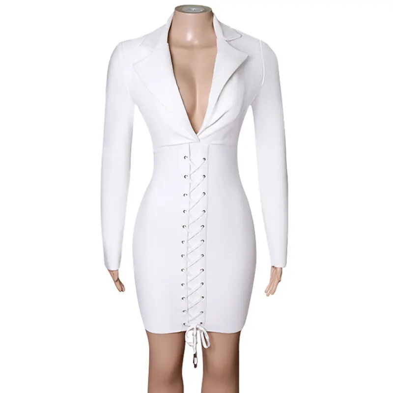 2021 Autumn Women's New Style Temperament Female Sexy V-Neck Long-Sleeved Slim Suit Dress Ladies High Waist Hip Skirt Splicing
2021 Autumn Women's New Style Temperament Female Sexy V-Neck Long-Sleeved Slim Suit Dress Ladies High Waist Hip Skirt Splicing