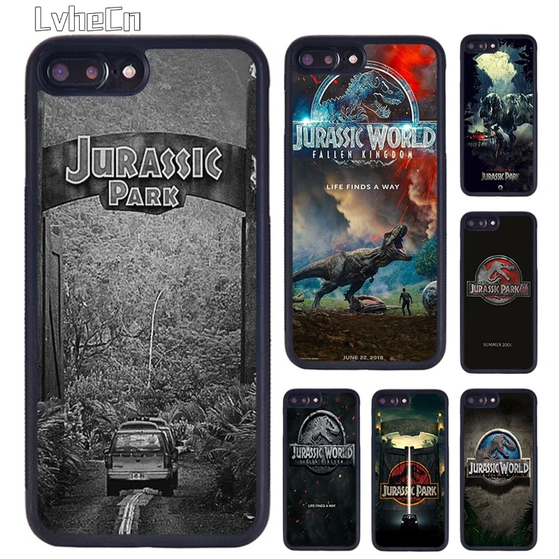 LvheCn Динозавр Парк Юрского периода чехол для телефона iPhone 5 6 7 8 Plus 11 12 Pro X XR XS Max Samsung