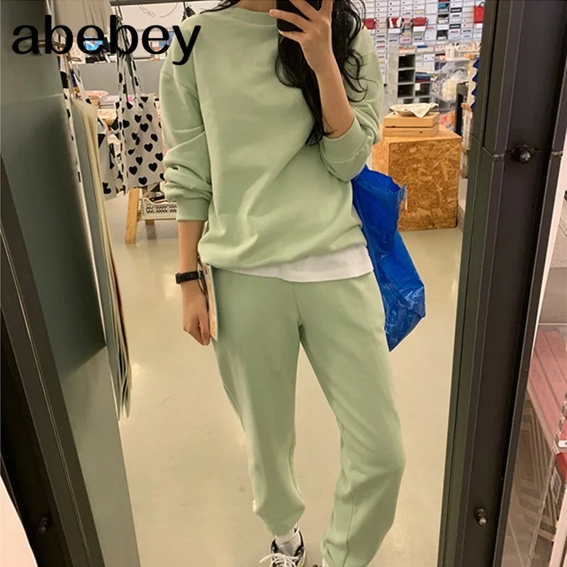 2020 New Autumn Women Sets Two Pieces Pullovers Sporty Pants Lounge Wear Solid Colors Tracksuit Suits WS8590
2020 New Autumn Women Sets Two Pieces Pullovers Sporty Pants Lounge Wear Solid Colors Tracksuit Suits WS8590