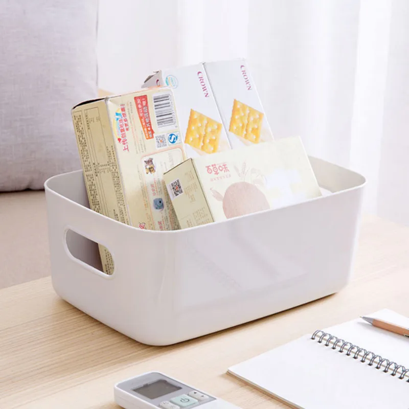Organization Sundry Storage Basket Student Desktop Snack Storage Box Plastic Cosmetic Storage Box Household Kitchen Sorting Box
Organization Sundry Storage Basket Student Desktop Snack Storage Box Plastic Cosmetic Storage Box Household Kitchen Sorting Box