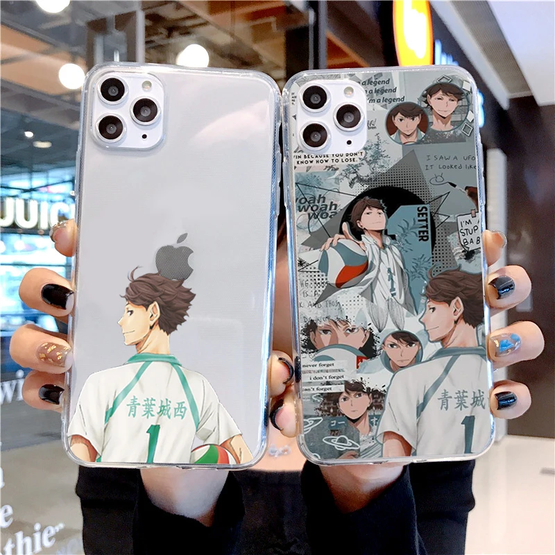 Anime Haikyuu Oikawa funda cover Phone Case Transparent soft For iphone se20 6 6s 7 8 11 12 plus mini x xs xr pro max
Anime Haikyuu Oikawa funda cover Phone Case Transparent soft For iphone se20 6 6s 7 8 11 12 plus mini x xs xr pro max