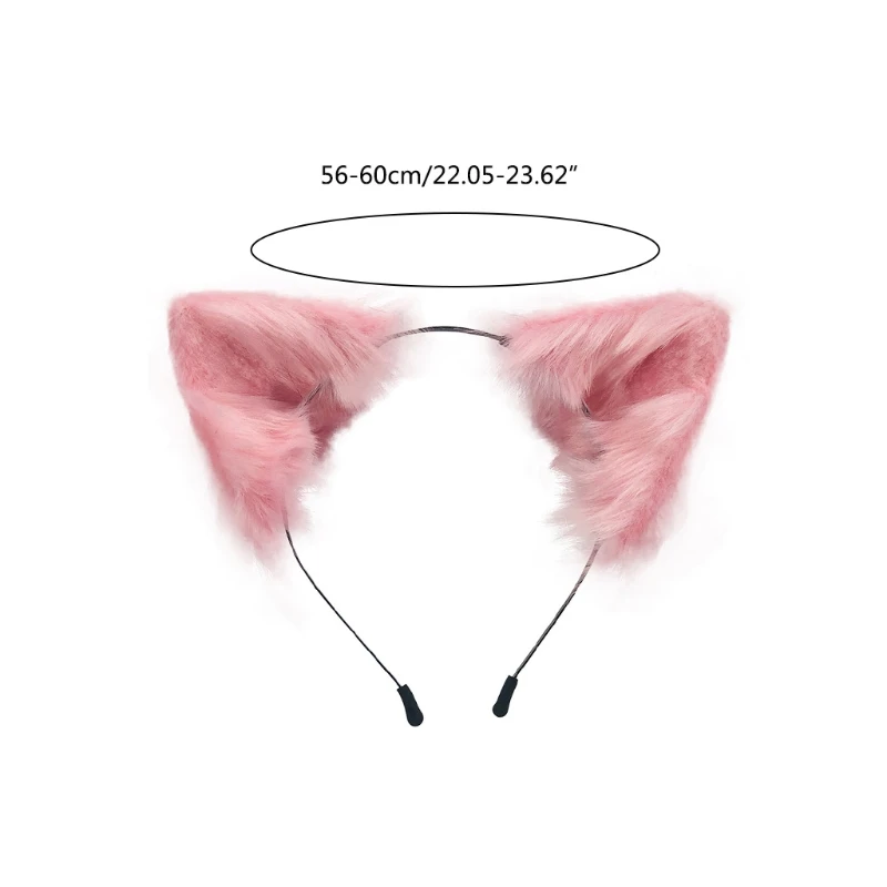 Simulation Furry Plush Ears Headband Bright Solid Candy Color Animal Fluffy Hair Hoop Lolita Kawaii Cosplay Headpiece
Simulation Furry Plush Ears Headband Bright Solid Candy Color Animal Fluffy Hair Hoop Lolita Kawaii Cosplay Headpiece