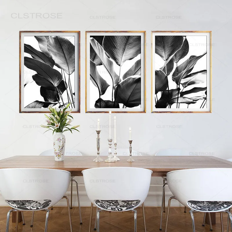 Black and White Banana Leaves Canvas Painting Tropical Palm Leaves Wall Art Pictures for Living Room Home Decor Nordic Poster
Black and White Banana Leaves Canvas Painting Tropical Palm Leaves Wall Art Pictures for Living Room Home Decor Nordic Poster