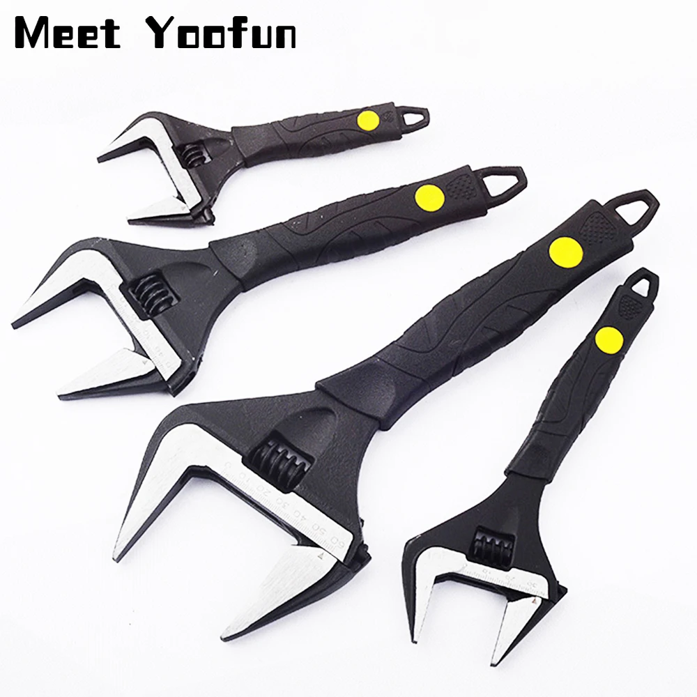 6/8/10/12 inch Adjustable Spanner Multi-function Ratchet Wrench Universal Key Large open end wrench Hand Tools Repair Tools
6/8/10/12 inch Adjustable Spanner Multi-function Ratchet Wrench Universal Key Large open end wrench Hand Tools Repair Tools