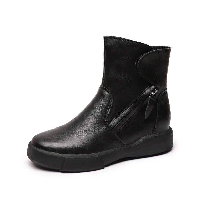 Autumn Winter Genuine Leather Martin Boots For Women Heels Ankle Female Birtish Style Flats Platform Heels Shoes Rubber 35-41
Autumn Winter Genuine Leather Martin Boots For Women Heels Ankle Female Birtish Style Flats Platform Heels Shoes Rubber 35-41