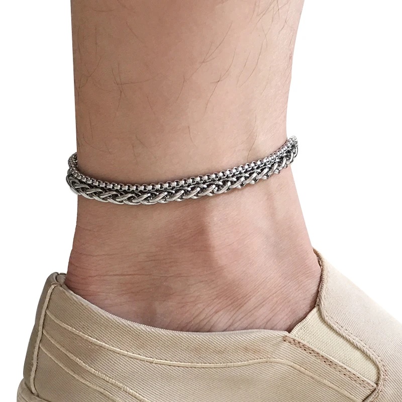 Stainless Steel Anklets For Women Beach Foot Jewelry Leg Chain Ankle Bracelets Men or Women Holiday Accessories 2019 New
Stainless Steel Anklets For Women Beach Foot Jewelry Leg Chain Ankle Bracelets Men or Women Holiday Accessories 2019 New