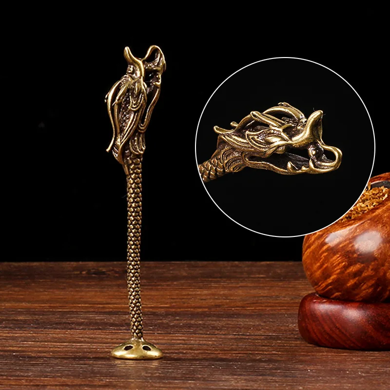 New 1pcs Bronze Dragon Design Smoking Pipe Cleaner Brass Cleaning Tool Pipe Tamper Cleaning Tool Reamers Tobacco Pipe
New 1pcs Bronze Dragon Design Smoking Pipe Cleaner Brass Cleaning Tool Pipe Tamper Cleaning Tool Reamers Tobacco Pipe